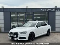 Used Audi A4 Black Edition 150 HP (110 kW) 2017 White Sedan