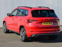 Used Skoda Karoq SportLine 110 HP (80 kW) 2024 Velvet red metallic SUV