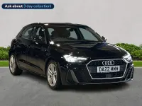 Used Audi A1 Sportback S-Line 110 HP (80 kW) 2022 Black Hatchback