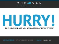 Used VW Caddy 75 HP (55 kW) 2021 White MPV