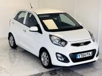 Used Kia Picanto 84 HP (61 kW) 2014 White Hatchback