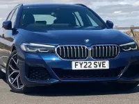 Used BMW 520 M Sport 187 HP (137 kW) 2022 Phytonic blue Sedan