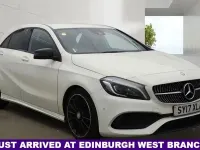 Used Mercedes A200 AMG Line Premium 136 HP (100 kW) 2017 White Hatchback