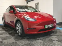 Used Tesla Model Y Long Range AWD 378 kW (514 HP) 2022 Red SUV
