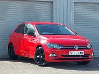 Used VW Polo Beats 95 HP (69 kW) 2020 Red Hatchback
