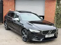 Used Volvo V90 R-Design Pro 2018 Black Estate