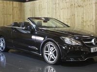 Used Mercedes E220 AMG 170 HP (125 kW) 2013 Black Cabriolet