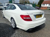 used Mercedes C220 C-Class 2012 MERCEDESCDI BlueEFFICIENCY AMG Sport 2dr Auto GLASS ROOF DAB
