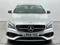 Used Mercedes CLA220 AMG line 177 HP (130 kW) 2017 Silver Coupe