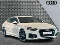 Used Audi A5 S-Line 200 HP (147 kW) 2024 White Hatchback