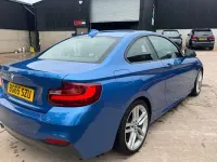 Used BMW 218 M Sport 150 HP (110 kW) 2015 Blue Coupe