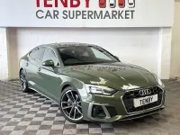 Used Audi A5 Sportback S-Line 204 HP (150 kW) 2023 Green Hatchback