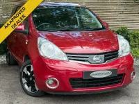 Used Nissan Note N-TEC 90 HP (66 kW) 2013 Red Hatchback