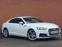 Used Audi A5 S-Line 150 HP (110 kW) 2019 White Coupe