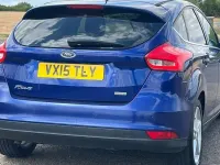 Used Ford Focus Titanium 125 HP (91 kW) 2015 Blue Hatchback