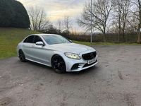 Used Mercedes C300 AMG line 2020 Silver Sedan