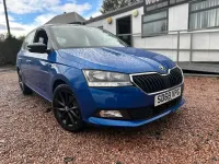 Used Skoda Fabia Colour Edition 75 HP (55 kW) 2018 Blue Hatchback