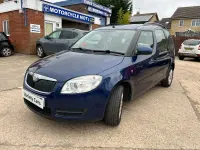 Used Skoda Roomster 105 HP (77 kW) 2008 Blue MPV