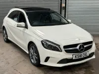 Used Mercedes A200 Sport Edition 136 HP (100 kW) 2018 White Hatchback