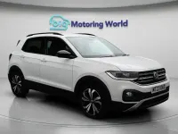Used VW T-Cross Black Edition 110 HP (80 kW) 2023 White SUV