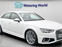 Used Audi A4 S-Line 150 HP (110 kW) 2019 White Sedan