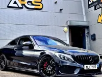 Used Mercedes C300 AMG line 2017 Black Coupe
