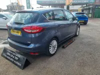 Used Ford C-MAX Titanium 125 HP (91 kW) 2018 Blue MPV
