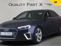 Used Audi A4 S-Line 163 HP (119 kW) 2020 Blue Sedan