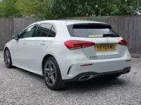 Used Mercedes A200 AMG line 163 HP (119 kW) 2020 White Hatchback