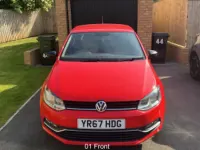 Used VW Polo Beats 90 HP (66 kW) 2017 Red Hatchback