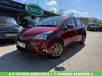 Used Toyota Yaris 111 HP (81 kW) 2017 Red Hatchback