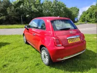 Used Fiat 500 Lounge 69 HP (50 kW) 2018 Red Hatchback