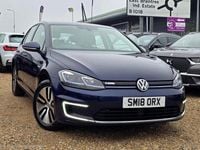 Used VW e-Golf 99 kW (135 HP) 2018 Blue Hatchback