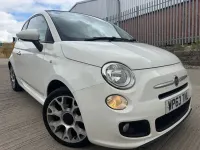 Used Fiat 500C S 69 HP (50 kW) 2013 White Cabriolet
