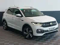 Used VW T-Cross R-line 110 HP (80 kW) 2022 White SUV