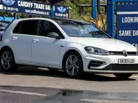 Used VW Golf VII R-line 150 HP (110 kW) 2020 White Hatchback