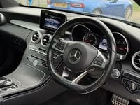 Used Mercedes C220 AMG Line Premium 170 HP (125 kW) 2017 Black Coupe