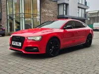 Begagnad Audi A5 Black Edition 2015 Röd Sportkupé