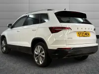 Used Skoda Karoq SE L 150 HP (110 kW) 2023 Moon white metallic SUV