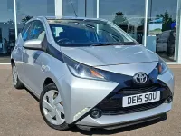 Used Toyota Aygo X-play 69 HP (50 kW) 2015 Silver Hatchback