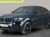 Used BMW X6 M Sport 258 HP (189 kW) 2018 Black SUV