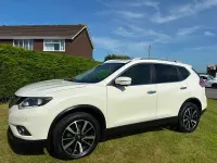 Used Nissan X-Trail N-TEC 130 HP (95 kW) 2016 Pearl white metallic SUV