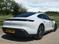Used Porsche Taycan Performance Package 11 kW (15 HP) 2021 White Sedan