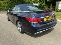 Second-hand Mercedes E200 AMG 184 CP (135 kW) 2013 Albastru Cabrio