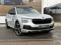 Used Skoda Kamiq Monte Carlo 113 HP (83 kW) 2024 Brilliant silver metallic SUV