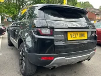 Used Land Rover Range Rover evoque SE 2017 Black Estate