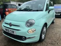 Used Fiat 500 Lounge 69 HP (50 kW) 2016 Green Hatchback