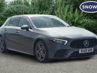 Used Mercedes A200 AMG line 163 HP (119 kW) 2019 Grey Hatchback