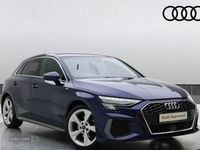 Used Audi A3 S-Line 150 HP (110 kW) 2021 Blue Sedan