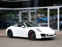 Used Porsche 991 450 HP (330 kW) 2018 Carrara white metallic Cabriolet